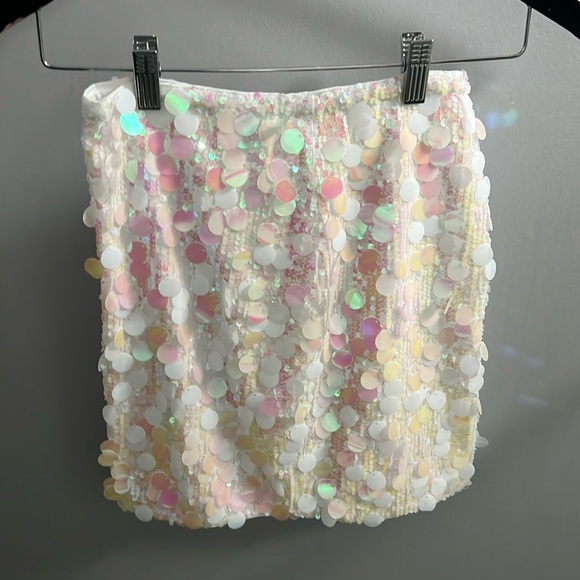 Sequin skirt - Pink/Yellow/white - Picture 1 of 1
